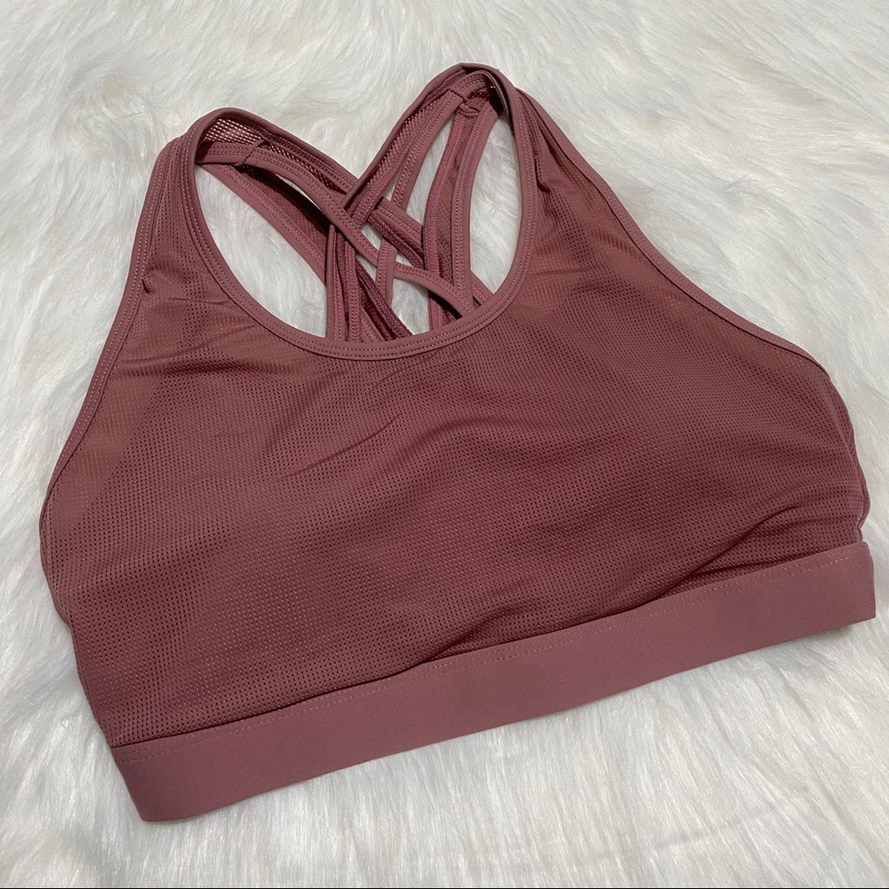 NWT Fabletics Pink Sports Bra